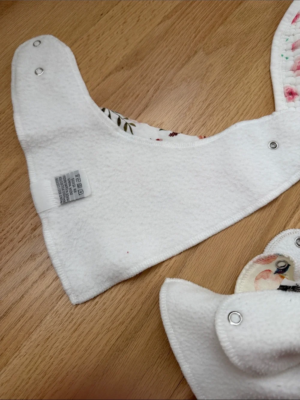Bundle of copper pearl bandana bibs